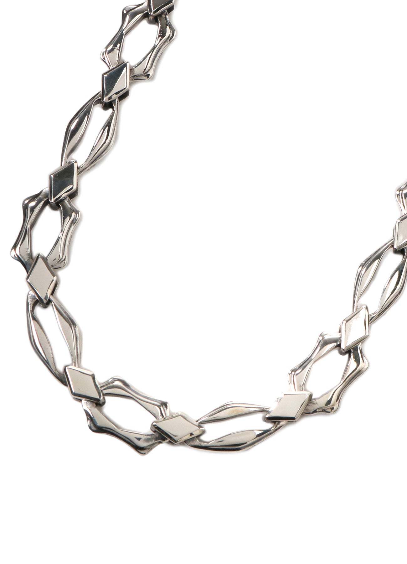 SILVER 950 DOUBLE HOOK WALLET CHAIN