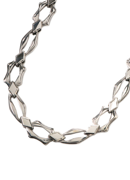 SILVER 950 DOUBLE HOOK WALLET CHAIN