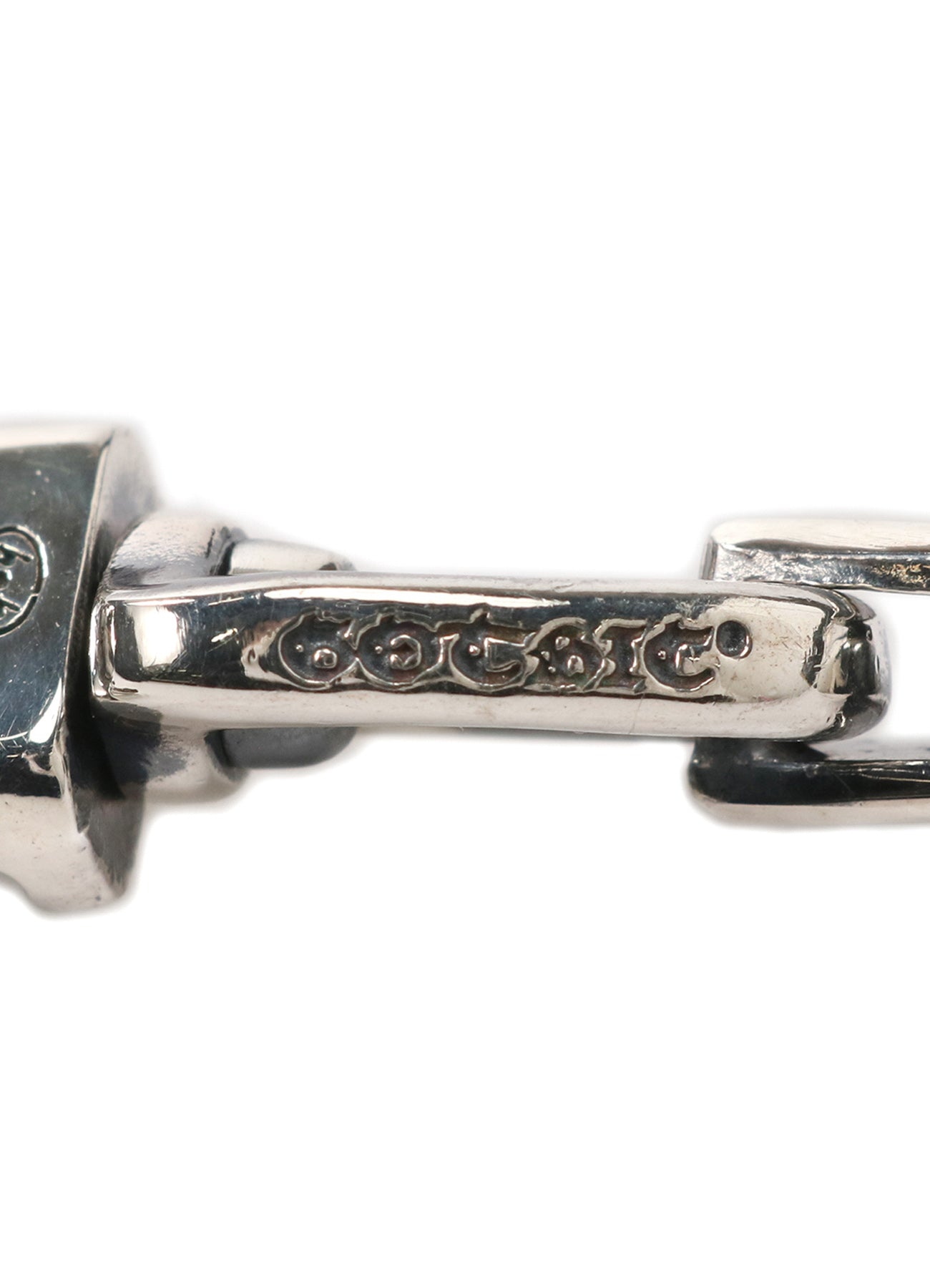 SILVER 950 DOUBLE HOOK WALLET CHAIN