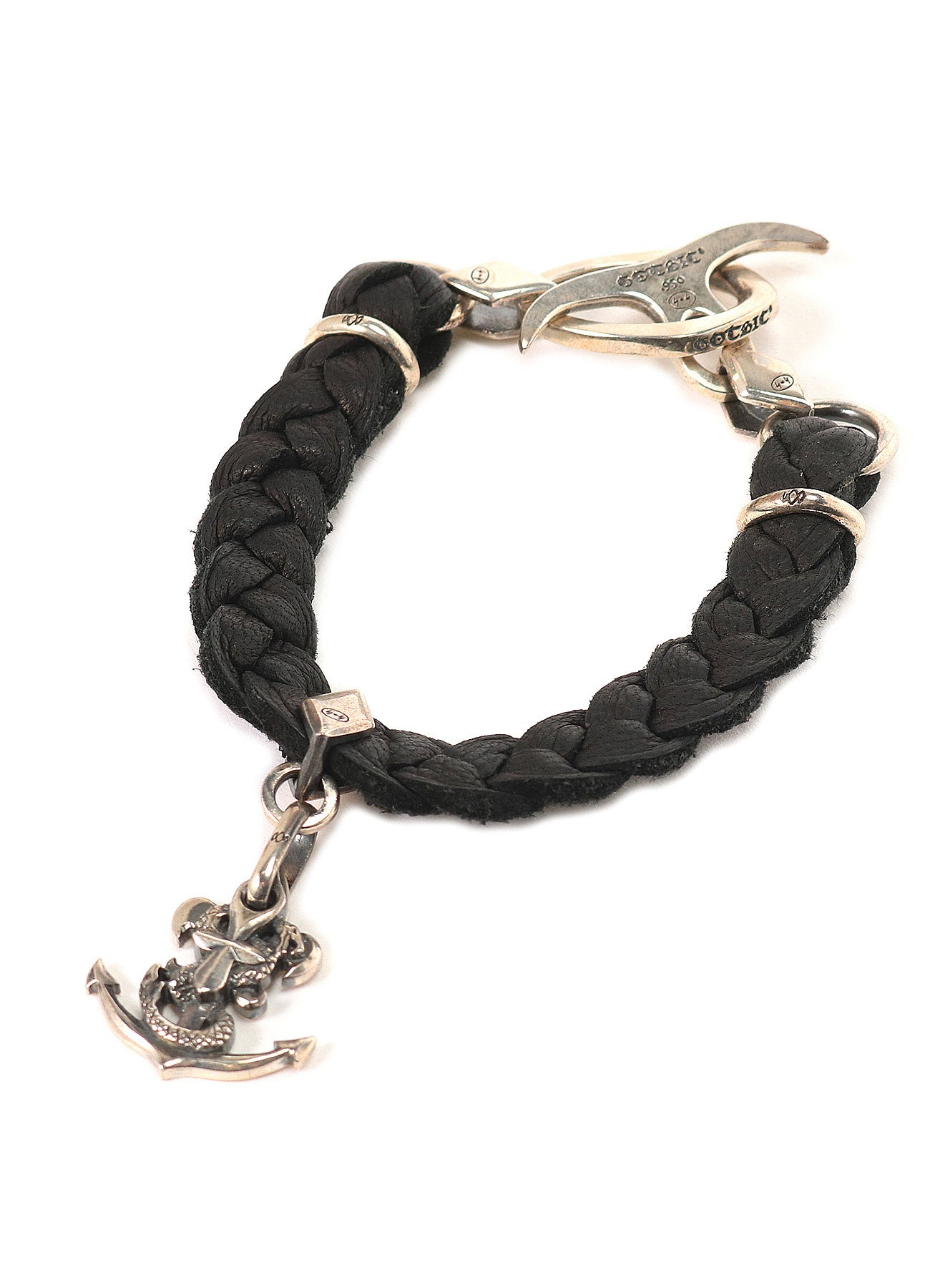 ANCHORCHARM LEATHER BRACELET