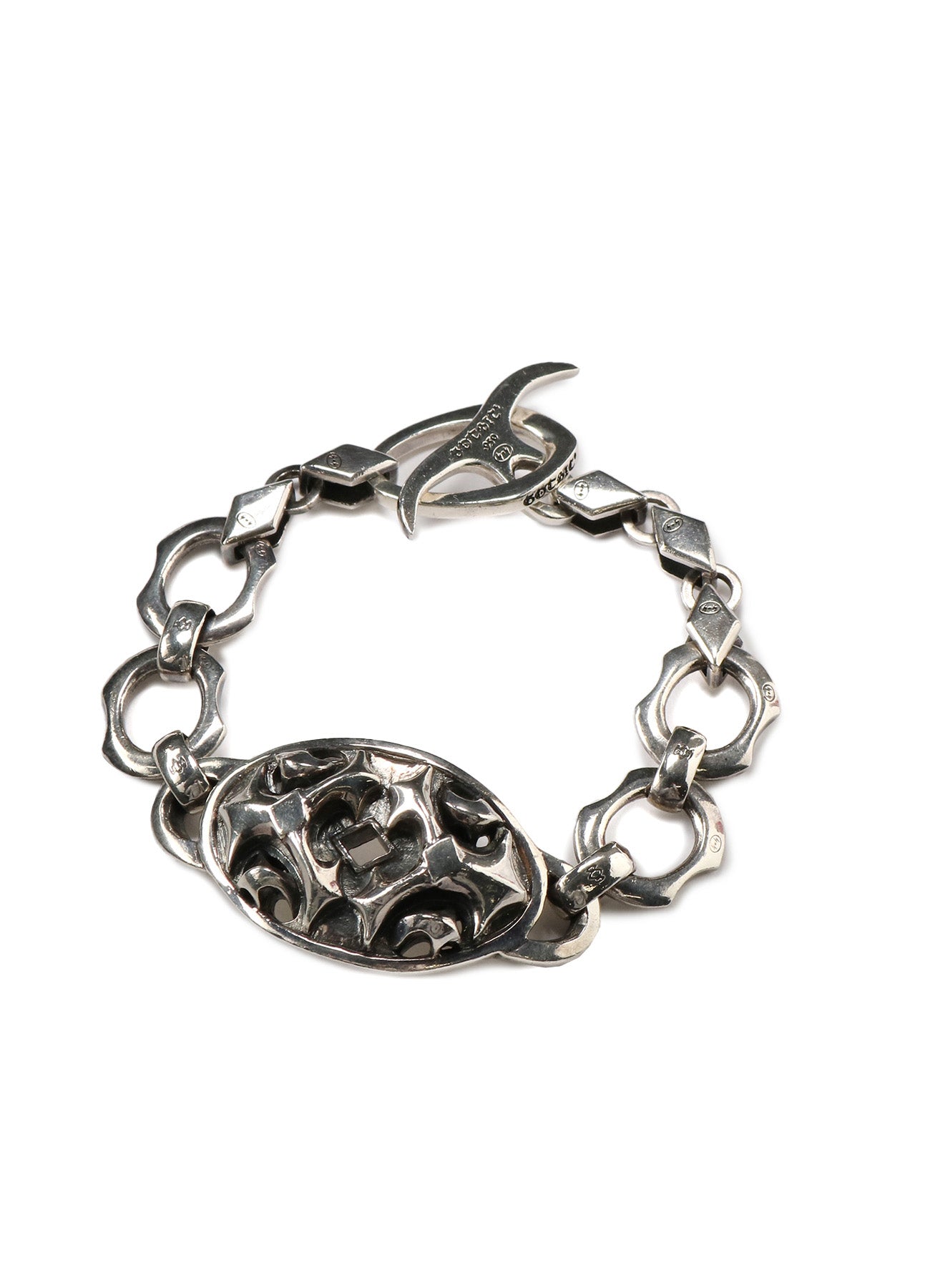 SILVER 950 OVAL BRACELET