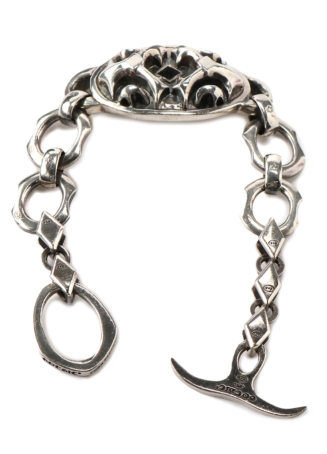 SILVER 950 OVAL BRACELET