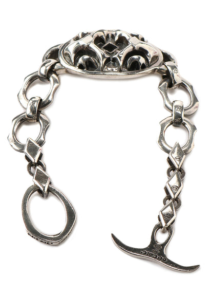 SILVER 950 OVAL BRACELET