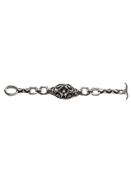SILVER 950 OVAL BRACELET
