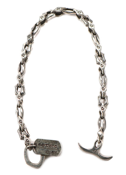 SILVER 950 GOTHIC CHAIN BRACELET