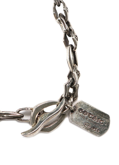 SILVER 950 GOTHIC CHAIN BRACELET
