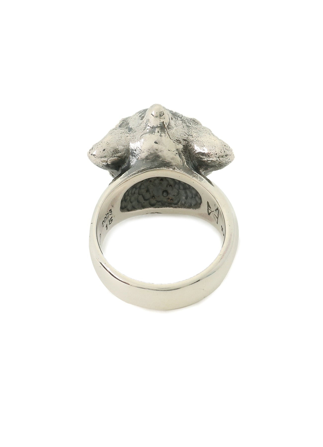 SILVER 950 GARGOYLE RING
