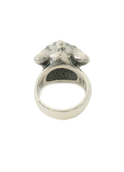 SILVER 950 GARGOYLE RING