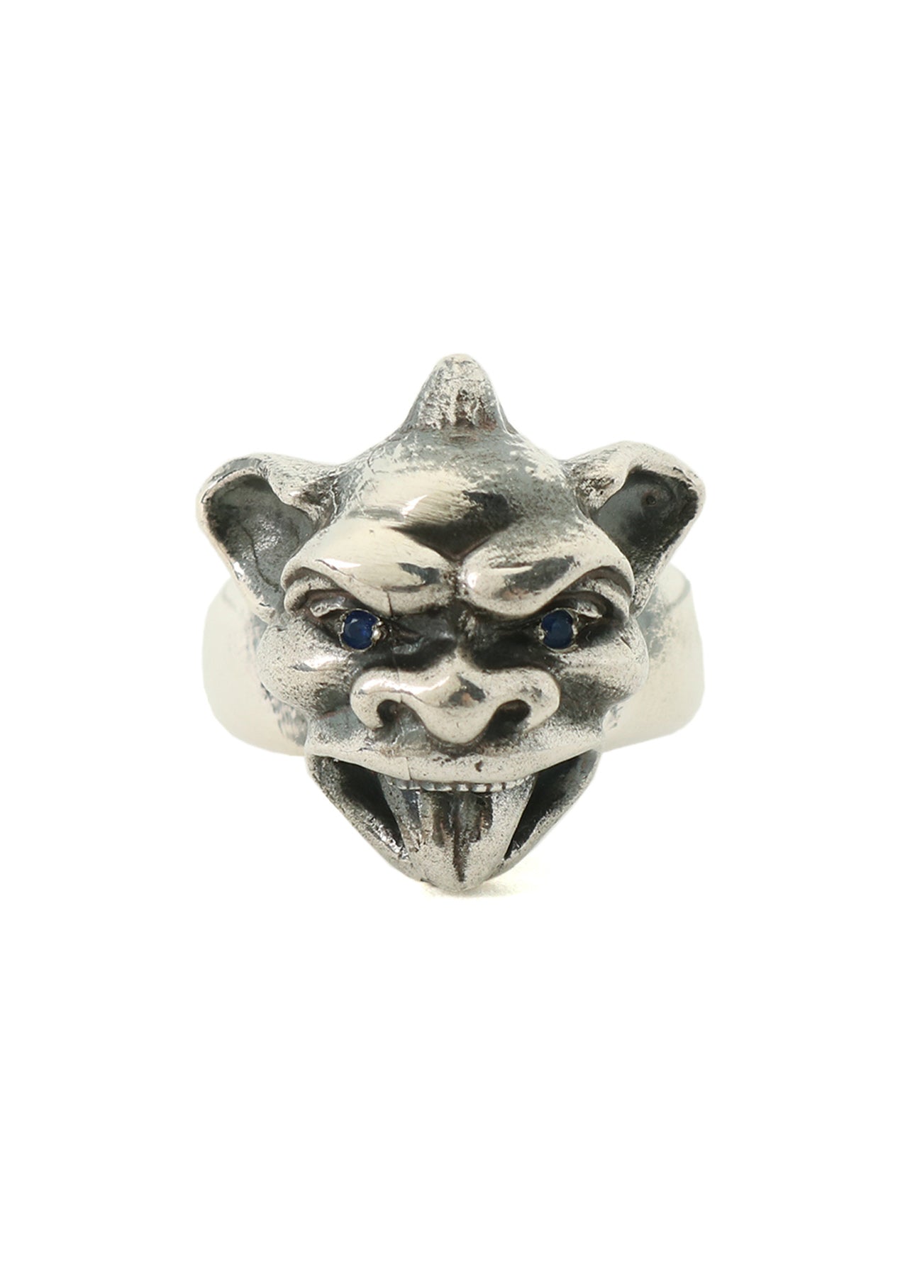 SILVER 950 GARGOYLE RING