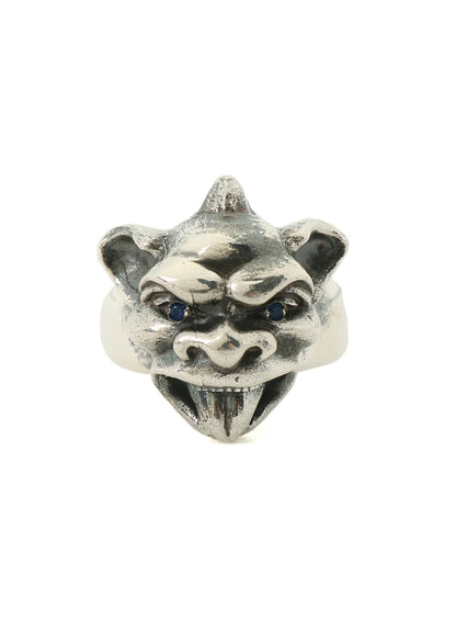 SILVER 950 GARGOYLE RING