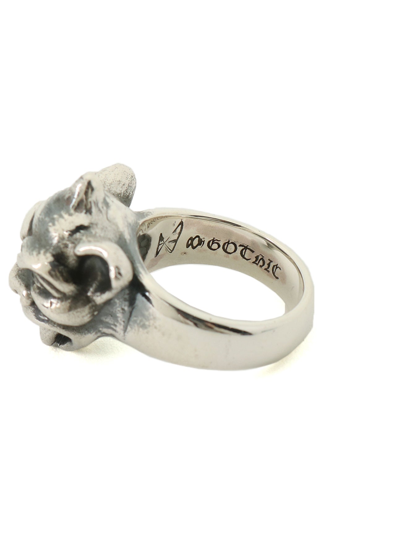 SILVER 950 GARGOYLE RING
