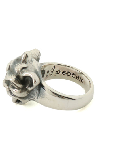 SILVER 950 GARGOYLE RING