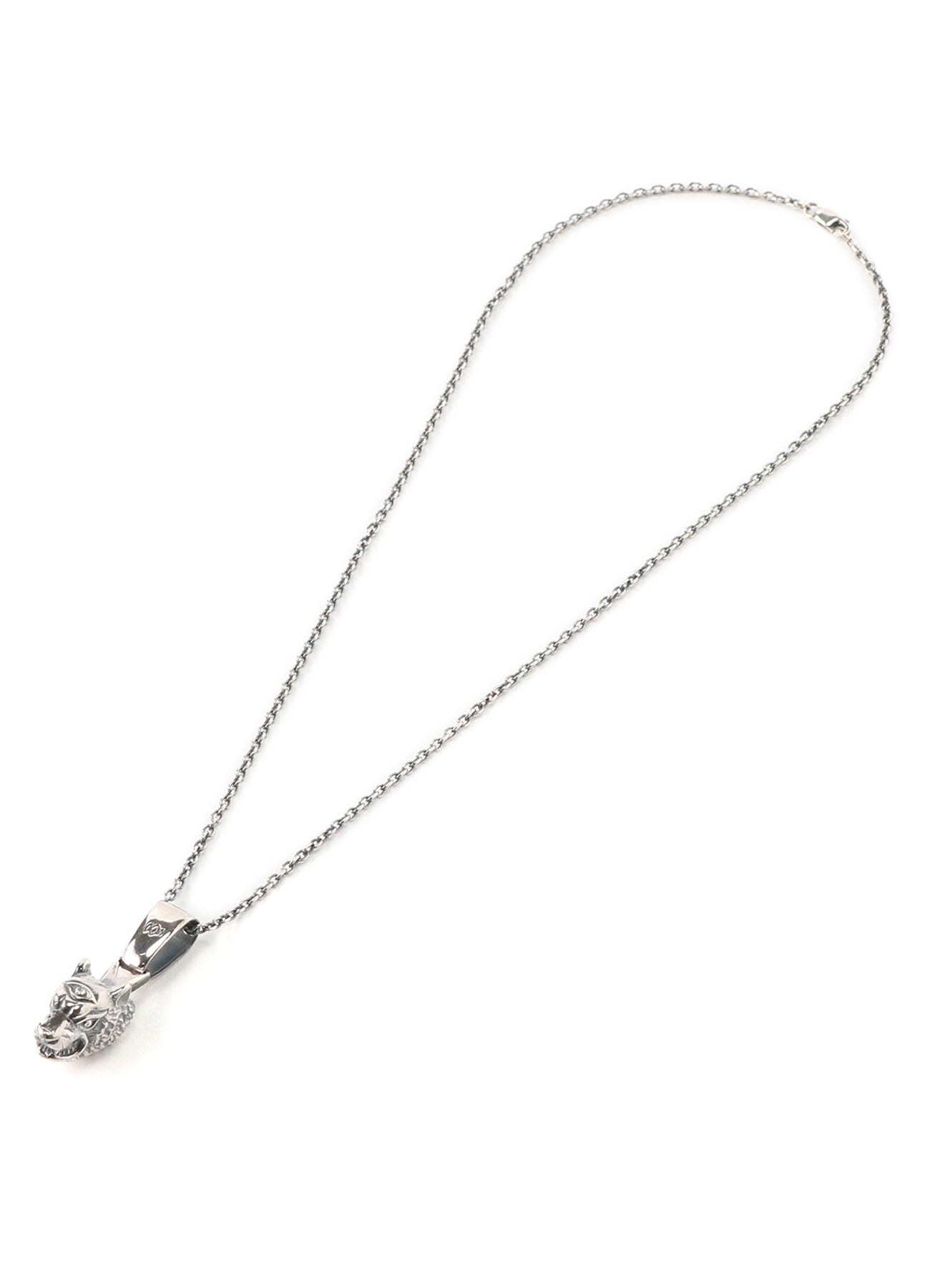 SILVER 950 WOLF DAGGER PENDANT