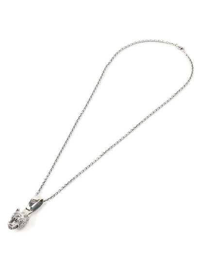SILVER 950 WOLF DAGGER PENDANT