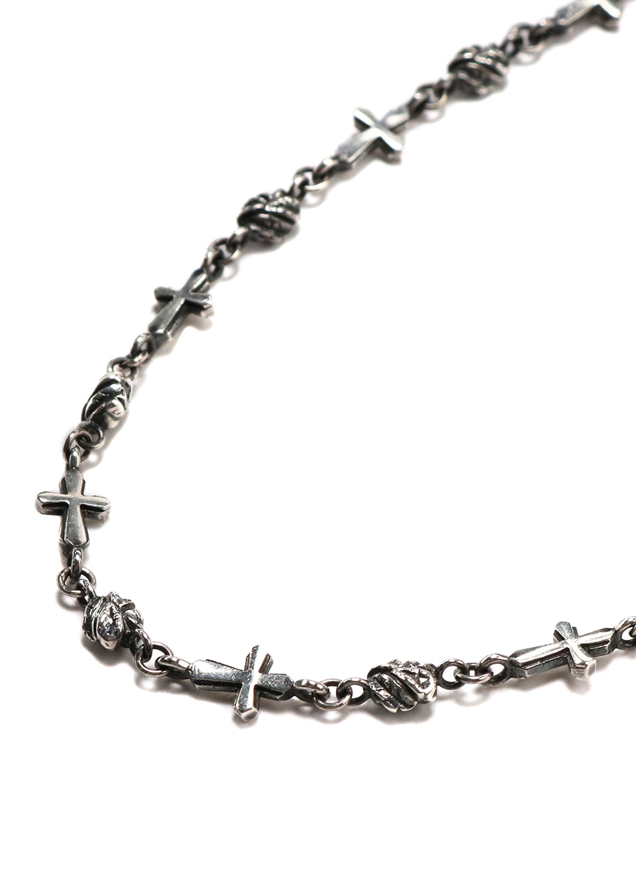 SILVER 950 GOTHIC CROSS CHAIN NECKLACE – THE SHOP YOHJI YAMAMOTO
