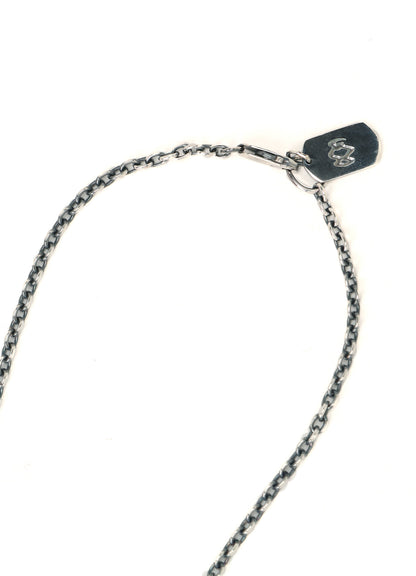 SILVER 950 SKULL DAGGER PENDANT