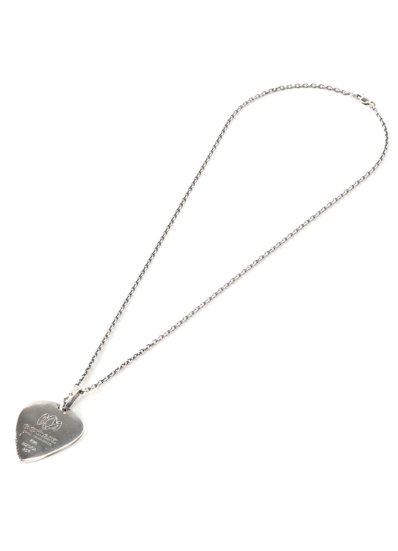 SILVER 950 GUITAR PICK PENDANT