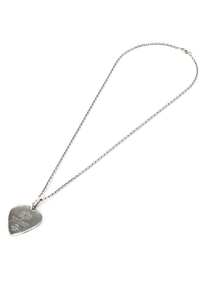 SILVER 950 GUITAR PICK PENDANT