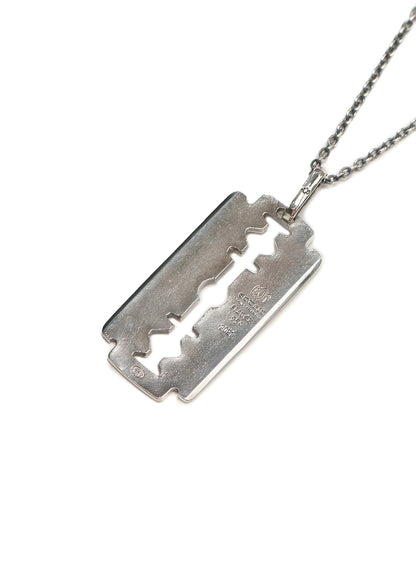 SILVER 950 RAZOR PENDANT