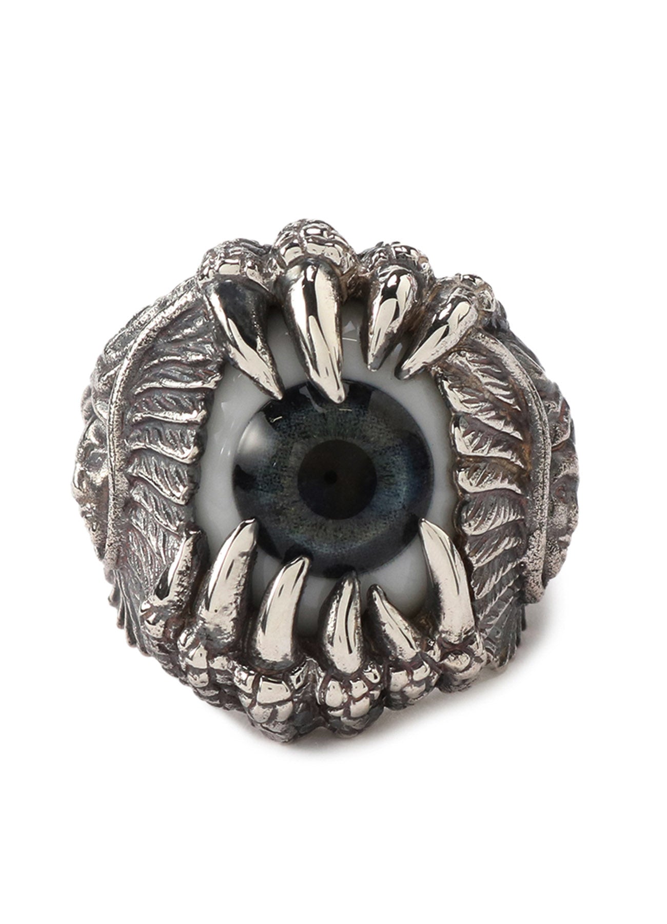 SILVER 950 NAKED EYE RING