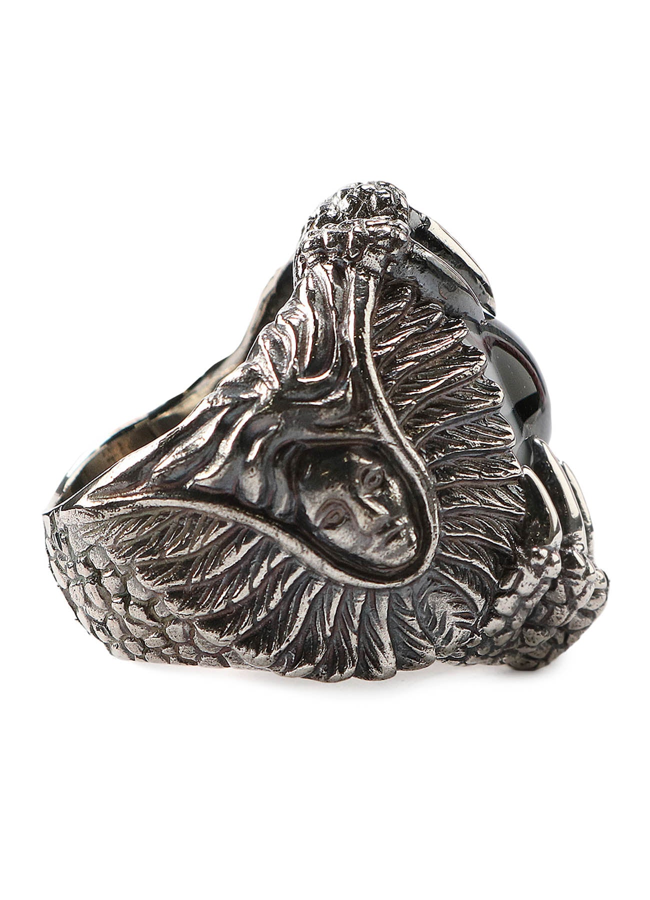 SILVER 950 NAKED EYE RING