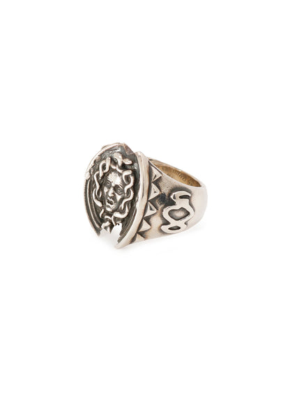 SILVER 950 MEDOUSA RING