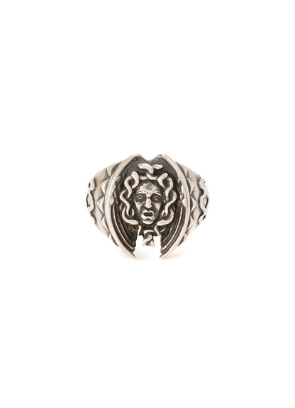 SILVER 950 MEDOUSA RING