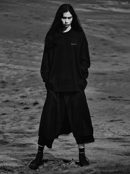 Y-3 KURO 3 STRIPES KNIT