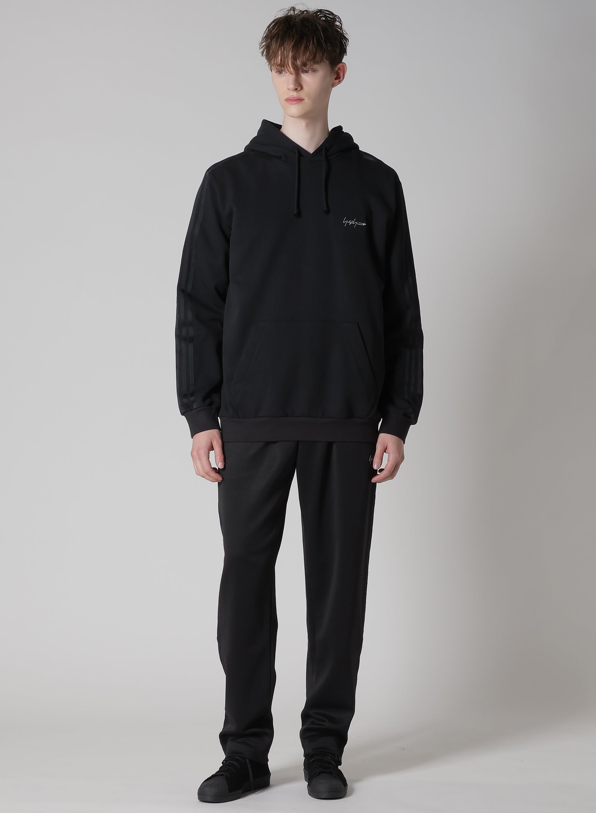 Y-3 KURO 3STRIPES HOODIE – THE SHOP YOHJI YAMAMOTO