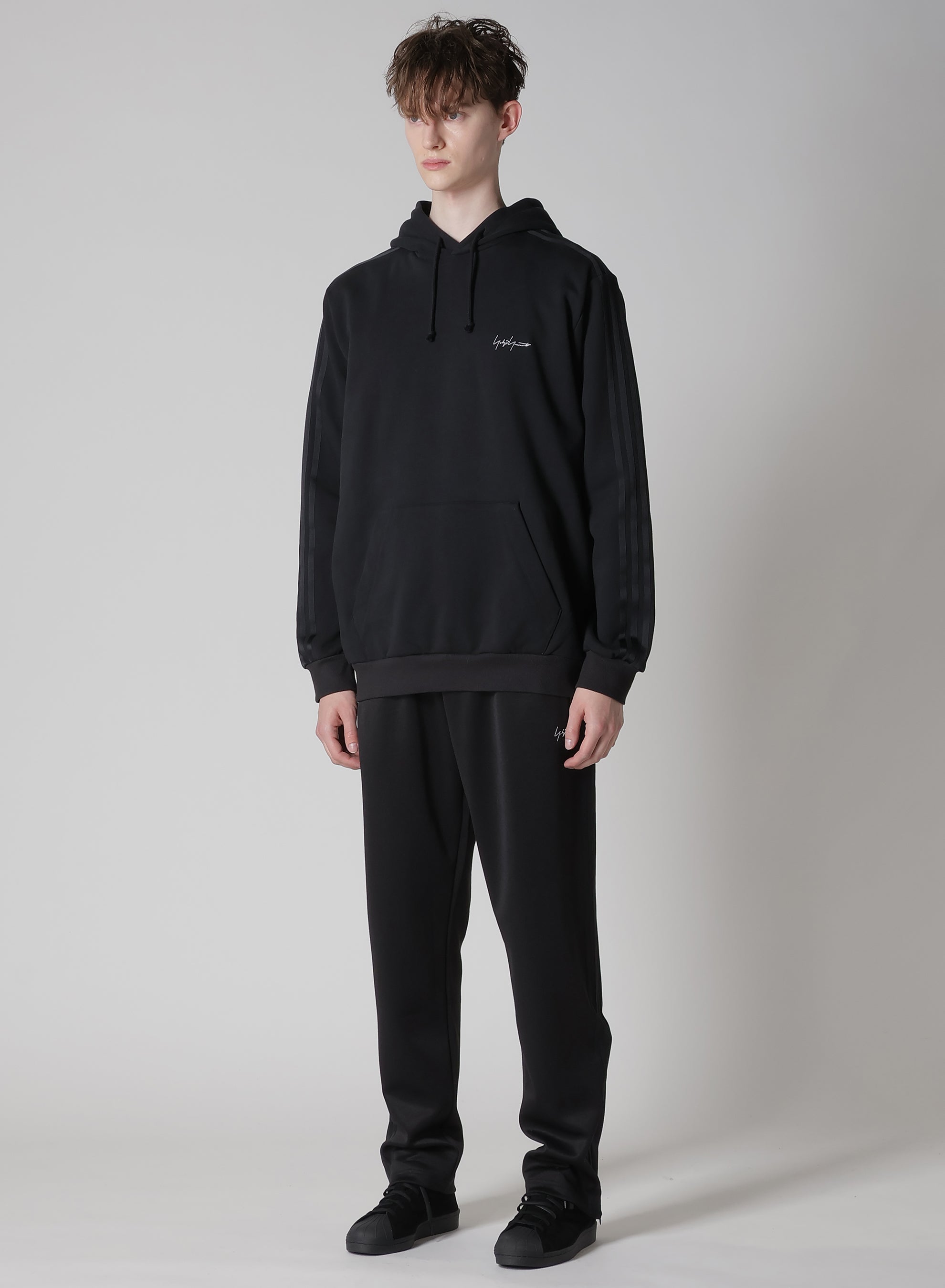 Y-3 KURO 3STRIPES HOODIE – THE SHOP YOHJI YAMAMOTO