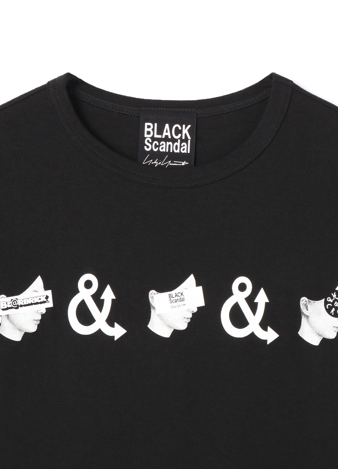 BE@RBRICK BLACK Scandal Yohji Yamamoto × Suzume Uchida × S.H.I.P&crew  Inside of Me T-SHIRT.3 (Women's)