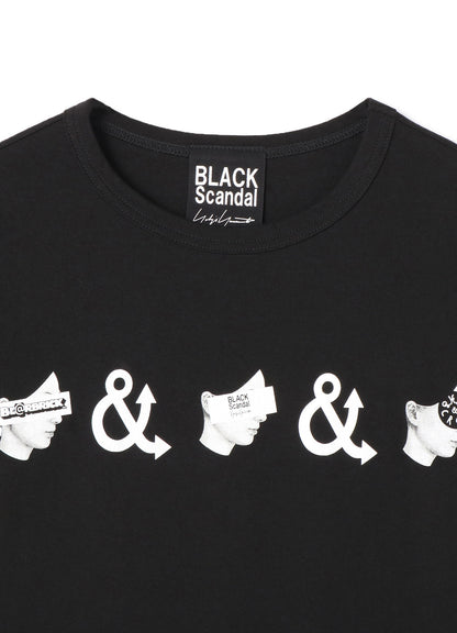 BE@RBRICK BLACK Scandal Yohji Yamamoto × Suzume Uchida × S.H.I.P&crew Inside of Me T-SHIRT.3 (Women's)