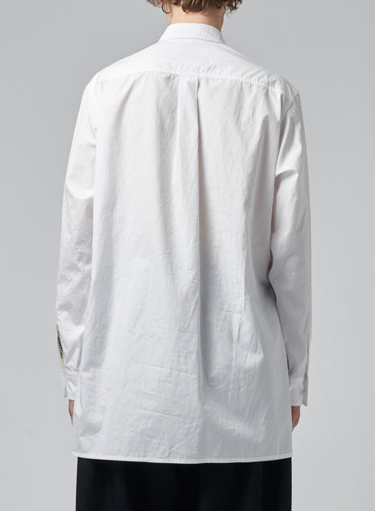 SHIRT WITH SLANTED CHEST POCKETS