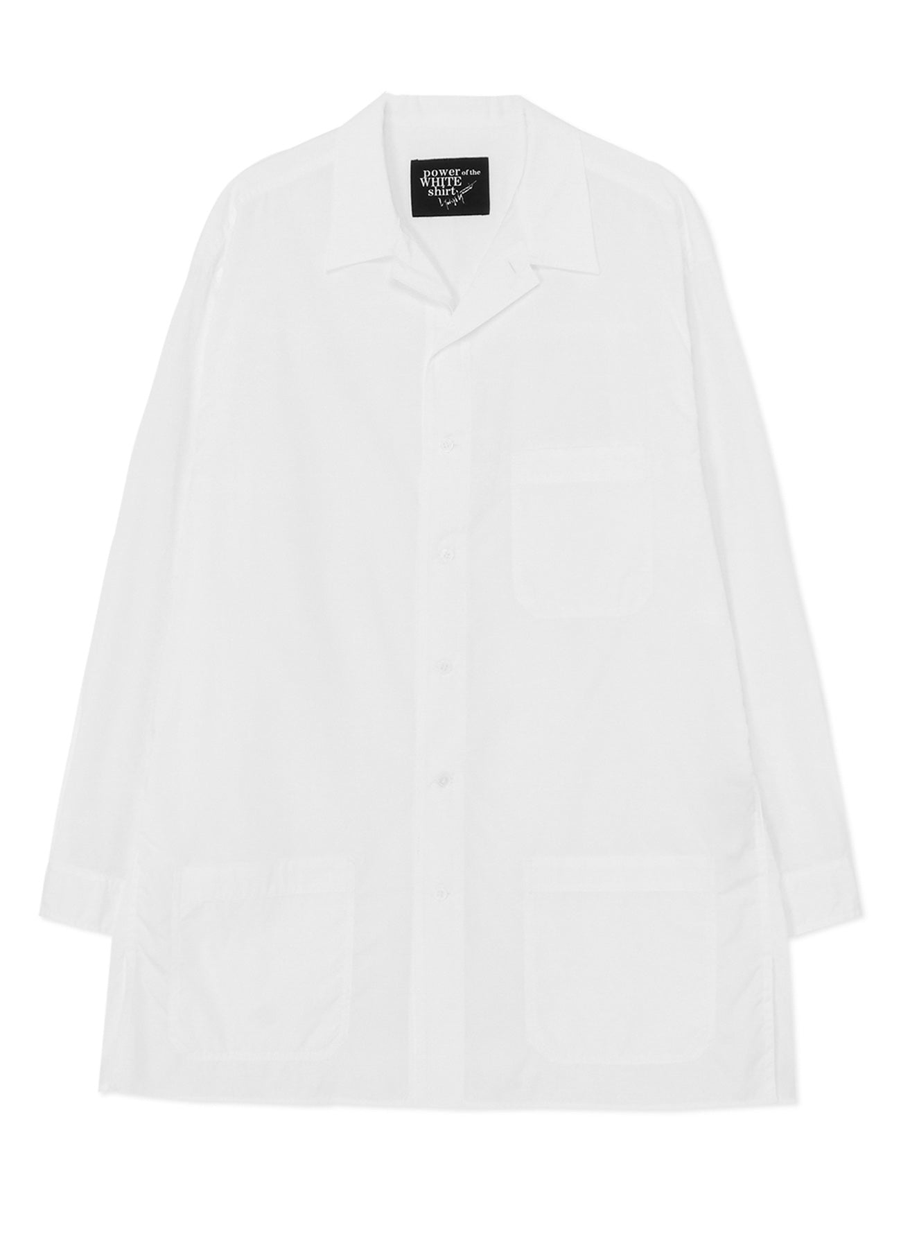 3-POCKET OPEN COLLAR SHIRT – THE SHOP YOHJI YAMAMOTO