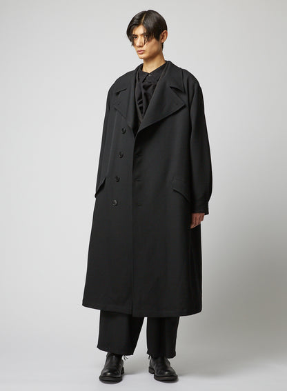 ARMY GABARDINE HEM CUFFS COAT