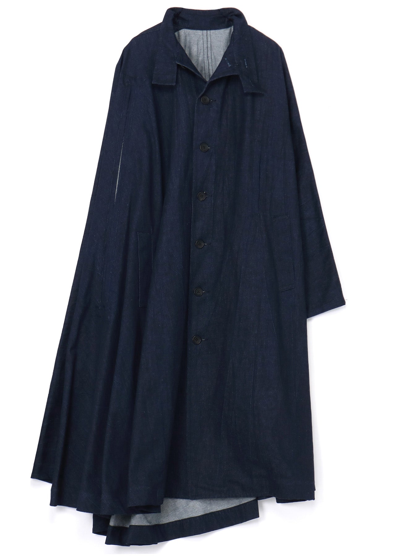 120Z DENIM W-RIGHT-SIDE DOLMAN COAT