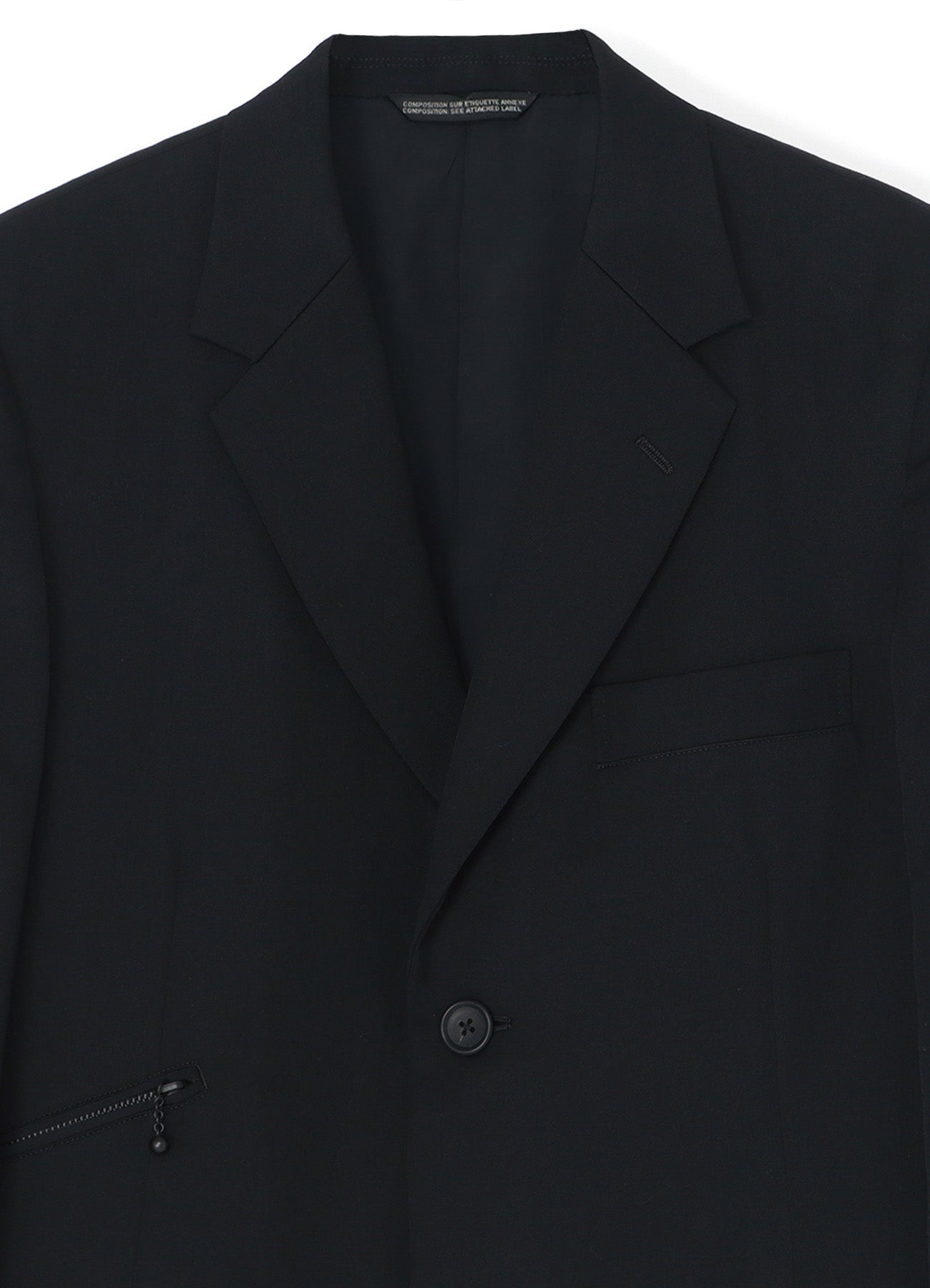 COSTUME D'HOMME WOOL GABARDINE 2-BUTTON JACKET – THE SHOP YOHJI YAMAMOTO