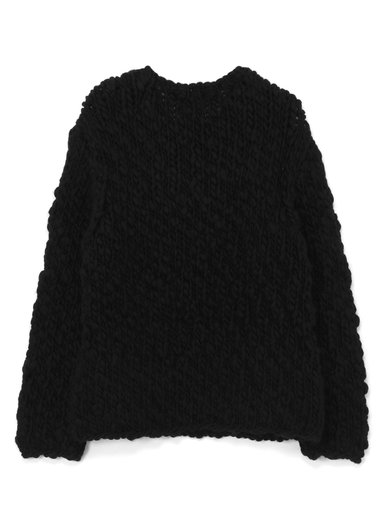 HAND-KNITTED PLAIN HAND KNITTED ROUND NECK