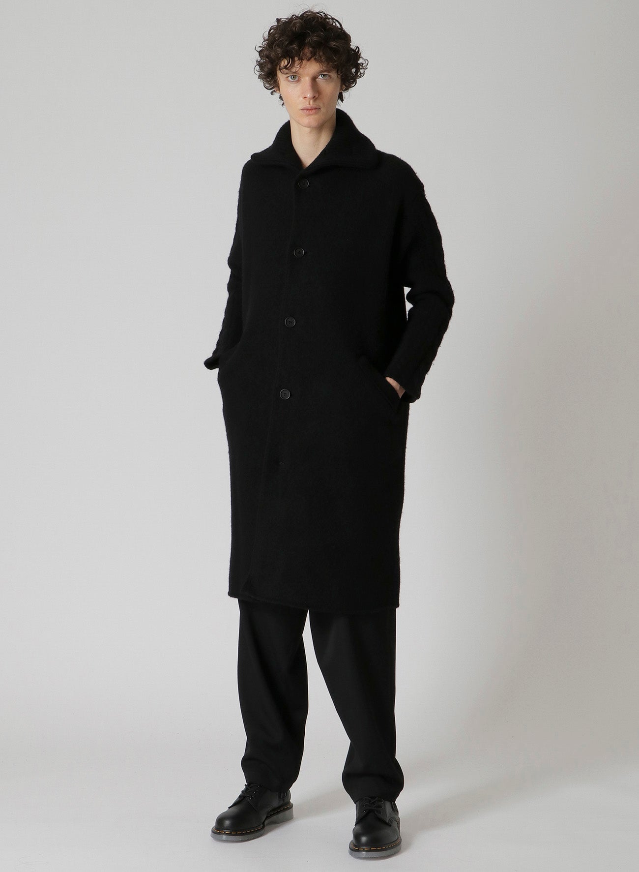 3G WOOL FELT FULLED TURTLE COAT