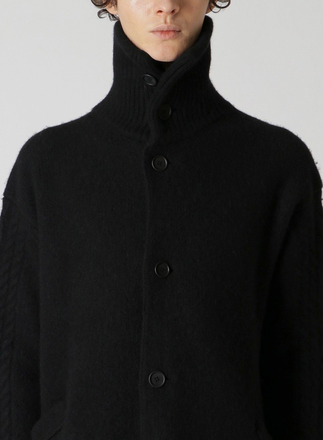 3G WOOL FELT FULLED TURTLE COAT