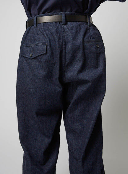 120Z DENIM M-DENIM TUCK PANTS