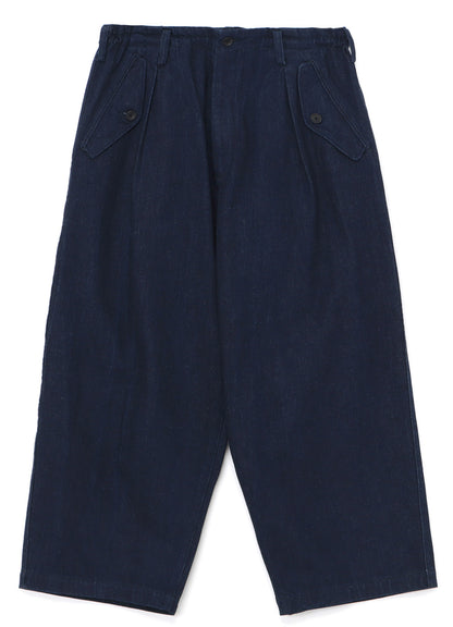 120Z DENIM M-DENIM TUCK PANTS