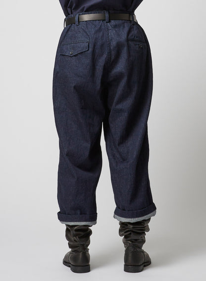 120Z DENIM M-DENIM TUCK PANTS