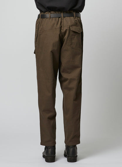 COTTON DRILL MULTI POCKET DRAWSTRING PANTS