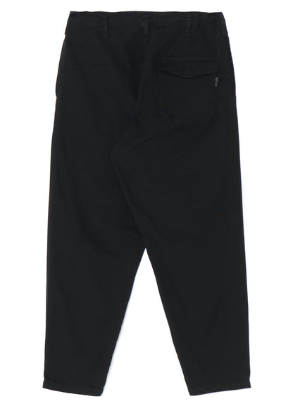 COTTON DRILL MULTI POCKET DRAWSTRING PANTS