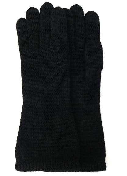 5G/WOOL PANTSLAIN STITCH LONG KNITTED GLOVES