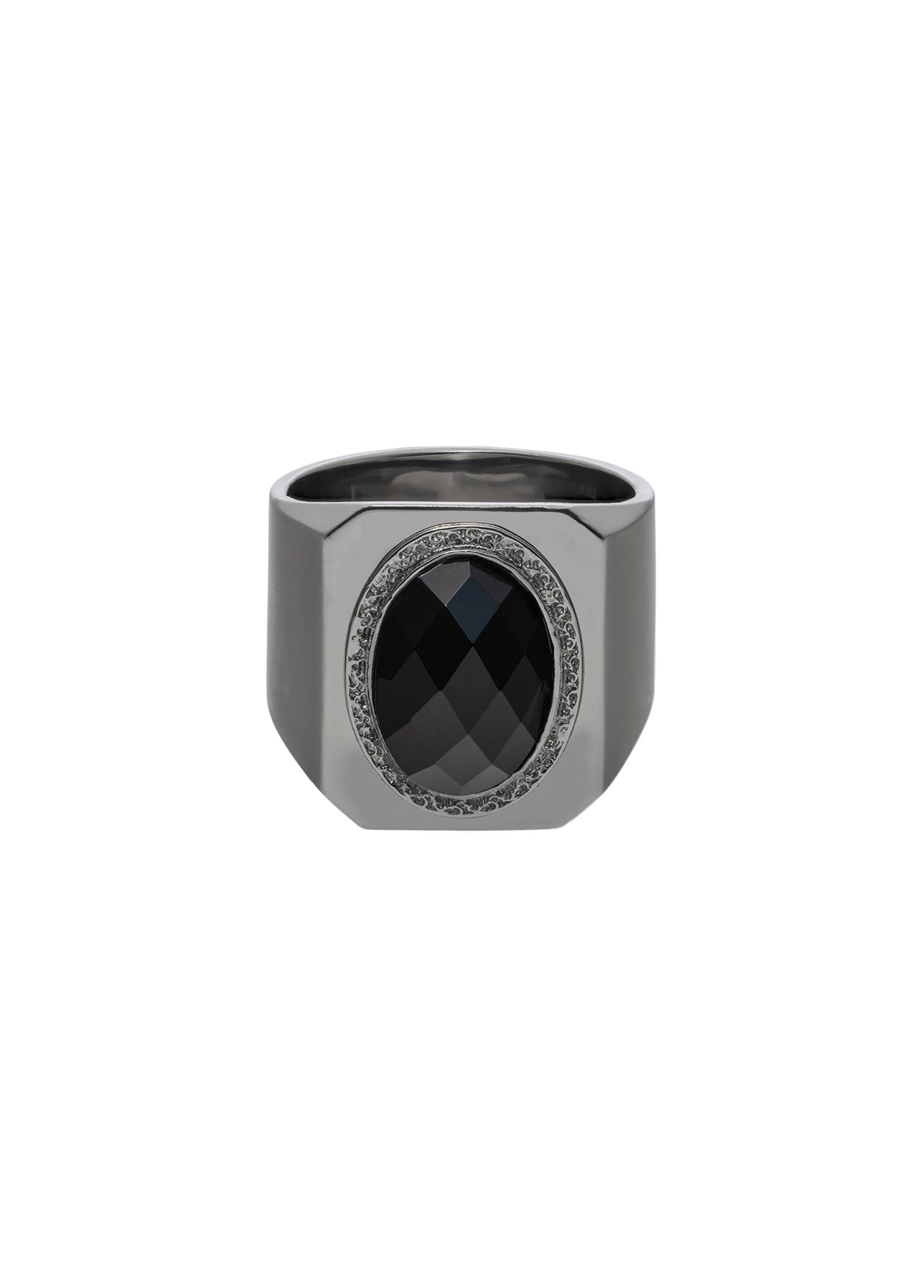 SV/ONYX/BKRH LOUVRE RING SV