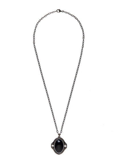 BRASS/ONYX/GM LEGACY PENDANT BK