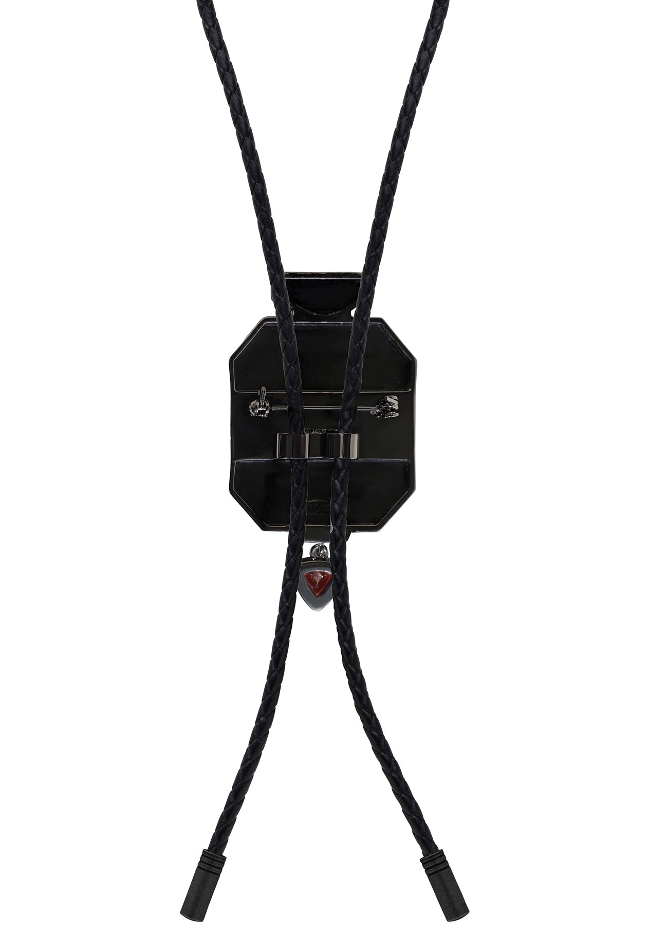 Brass<br>Garnet GM GRAVEN LOOPTIE BK