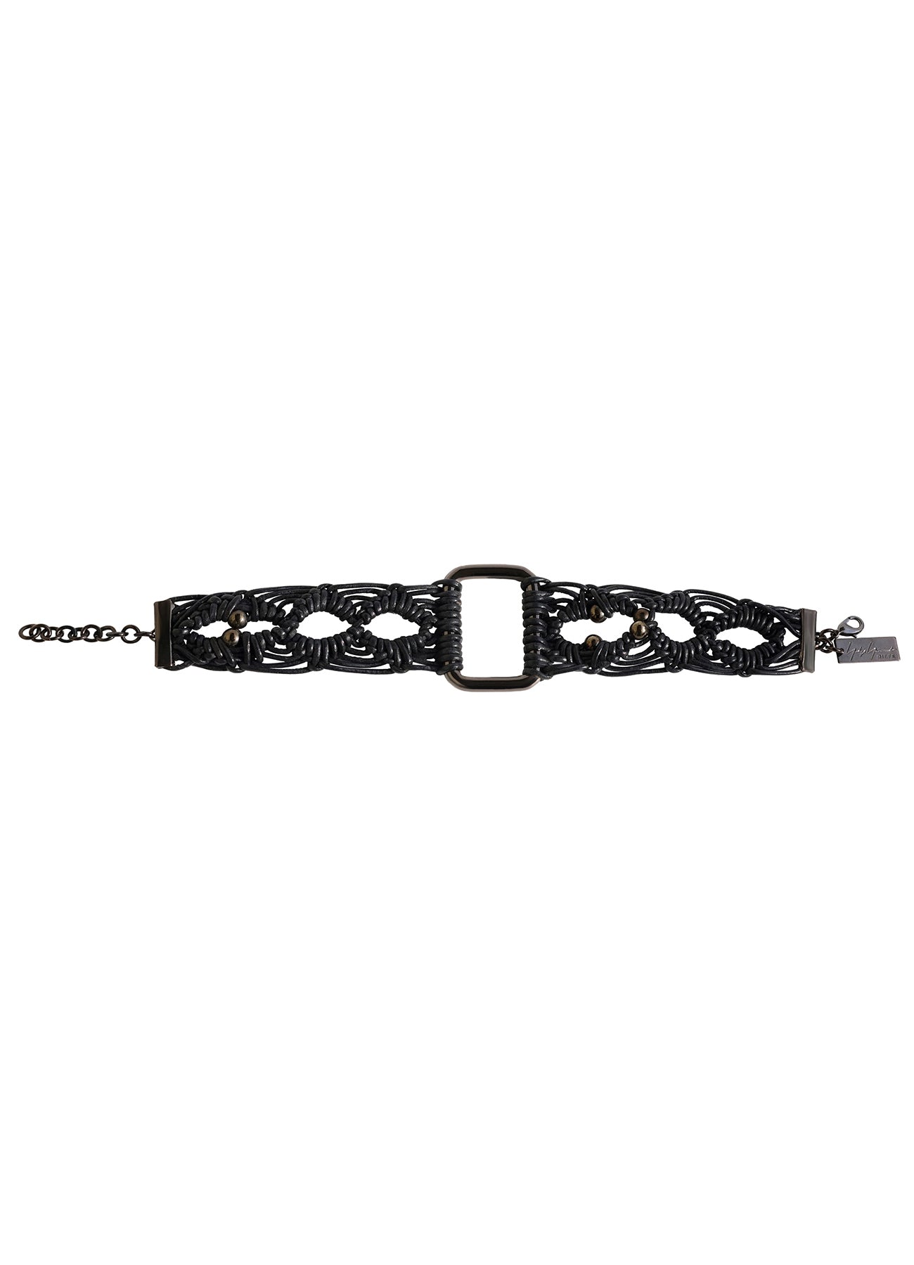 COW LEATHER/BRASS GM HARD KNOT BRACELET – THE SHOP YOHJI YAMAMOTO